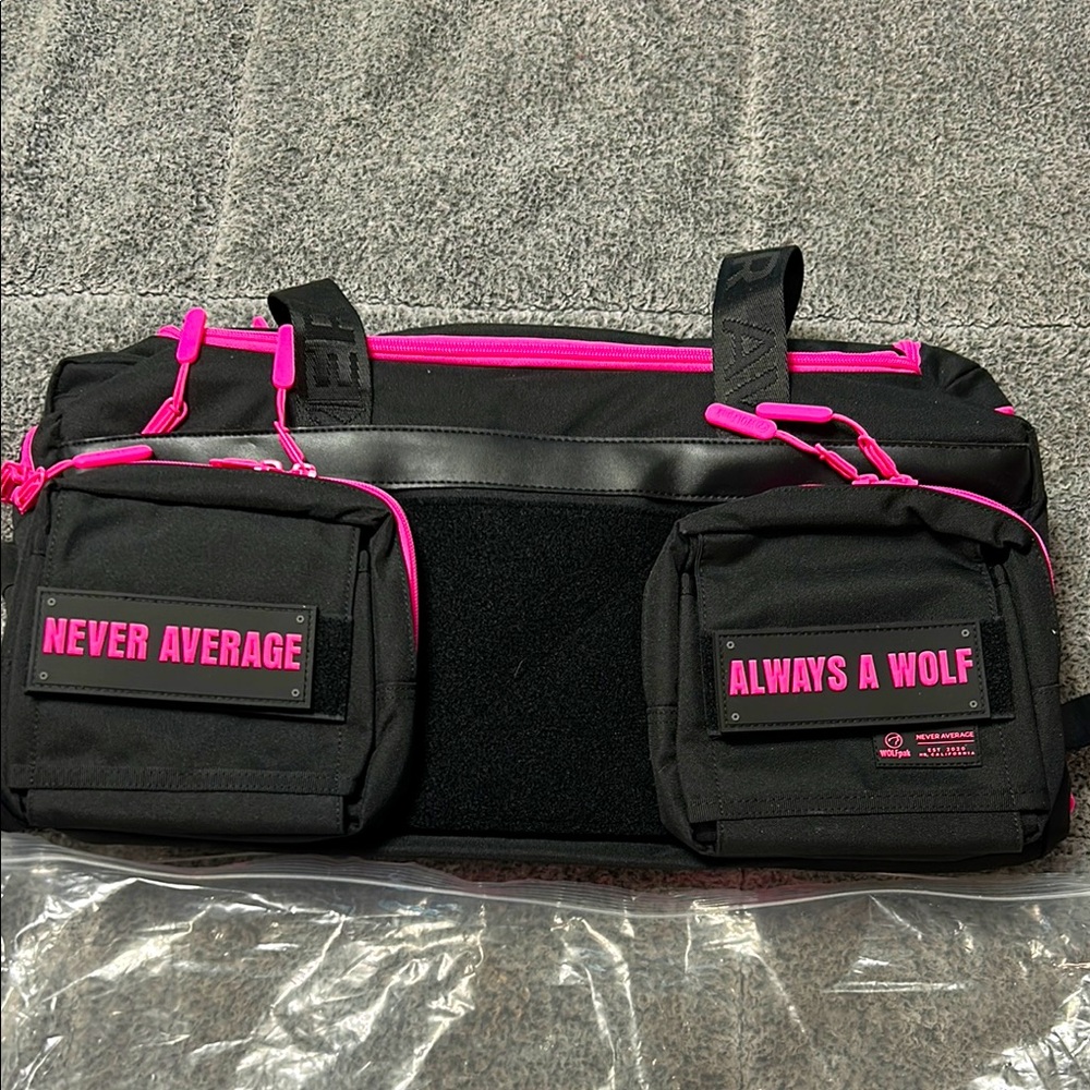 Wolfpak Duffel Bag with Patches